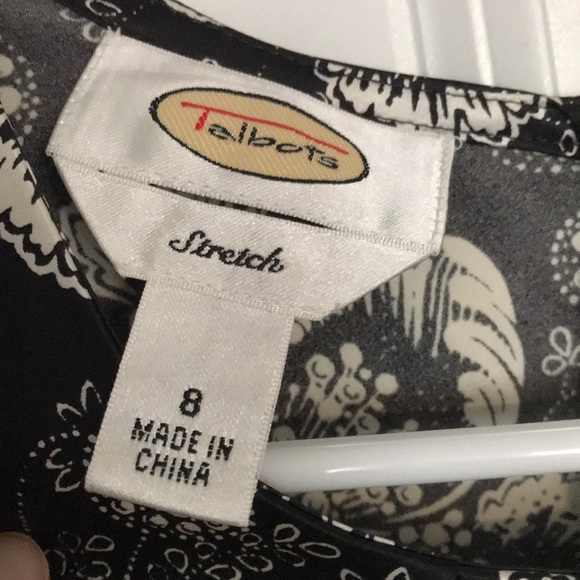 Silk Sleeveless Talbots Top - Picture 3 of 4